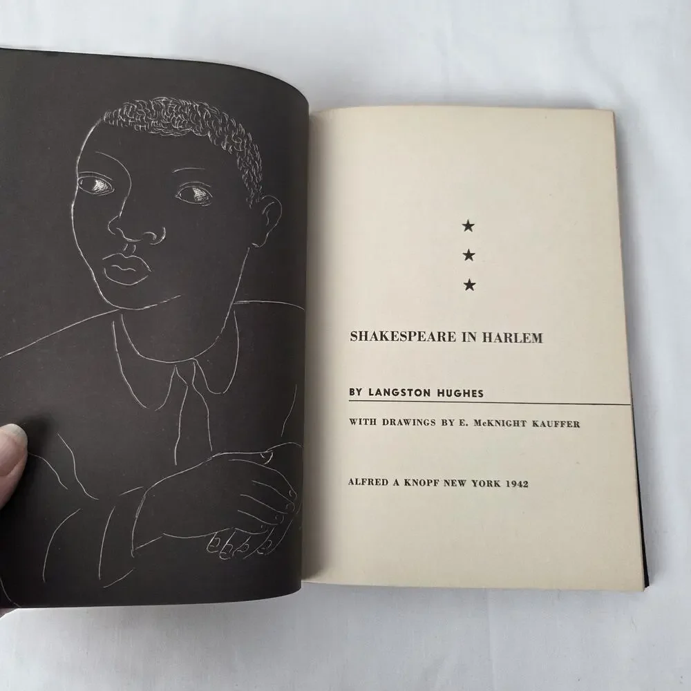 Shakespeare in Harlem First Edition Langston Hughes 1942 Alfred A Knopf Poetry